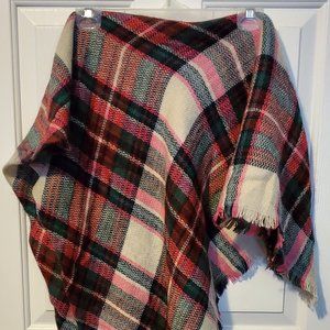 Large Plaid Scarf